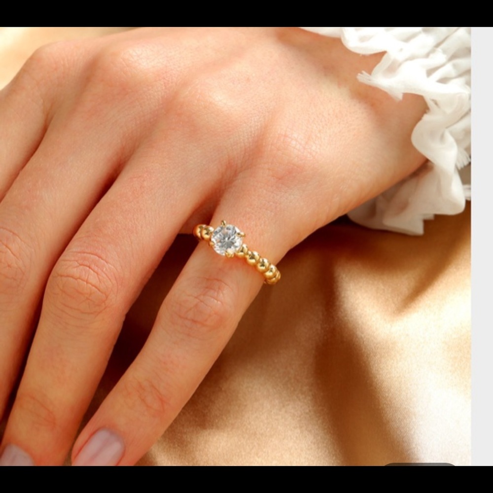 ✨Fashion Simple Style Zircon Rhinestone Ring - Picture 6 of 6